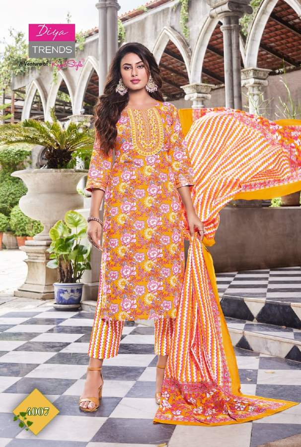 Odhani 4 Classy Exclusive Wear Wholesale Kurti With Pant And Dupatta Collection